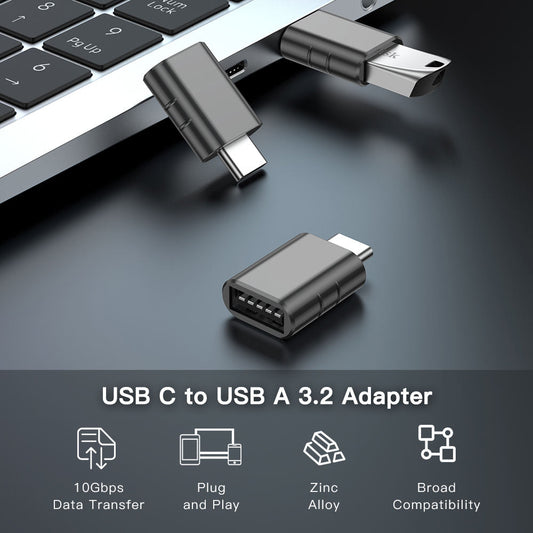 UNIEAN Wholesale 5Gbps 3.2 Usb a to Usb C Otg Adapter Converter 3.0 Type C Usb Fast Charging for Iphones 15 Pro Max to Macbook