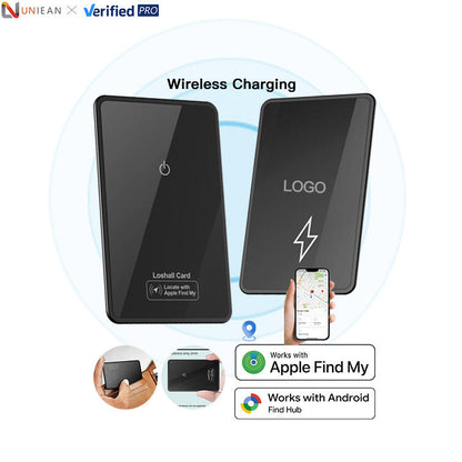 UNIEAN Wholesale Anti Lost Card Find My Tag Air Tag Smart Super Slim Gps Tracker Locator Finder for Wallet Card Bag Bike