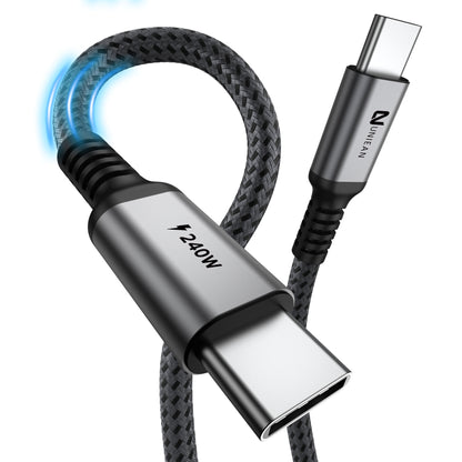 100% Full Inspection Braided Aluminum USB2.0 480Mbps Type C to Type C Cable USB Cable Type-c Fast Charging USB Cable