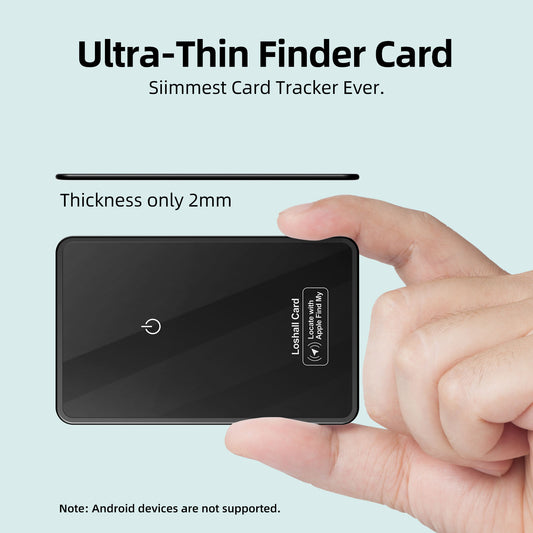 UNIEAN Wholesale Anti Lost Card Find My Tag Air Tag Smart Super Slim Gps Tracker Locator Finder for Wallet Card Bag Bike