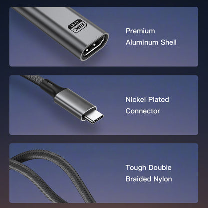 UNIEAN Wholesale HD 2M 3M Usb 3.2 c to UHD 60Hz Adapter Display Port Cable Type C to 8K 4K UHD Cable for Macbook Pro